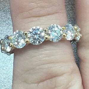 Dazzling Gold and Silver Women's Ring